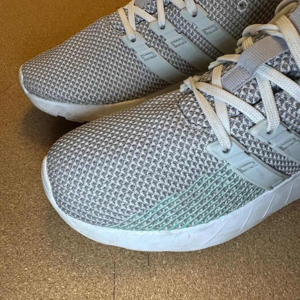 Adidas Questar Ride Mens Size 6 Running Shoes Grey‎ Mint Green G26769 Comfort